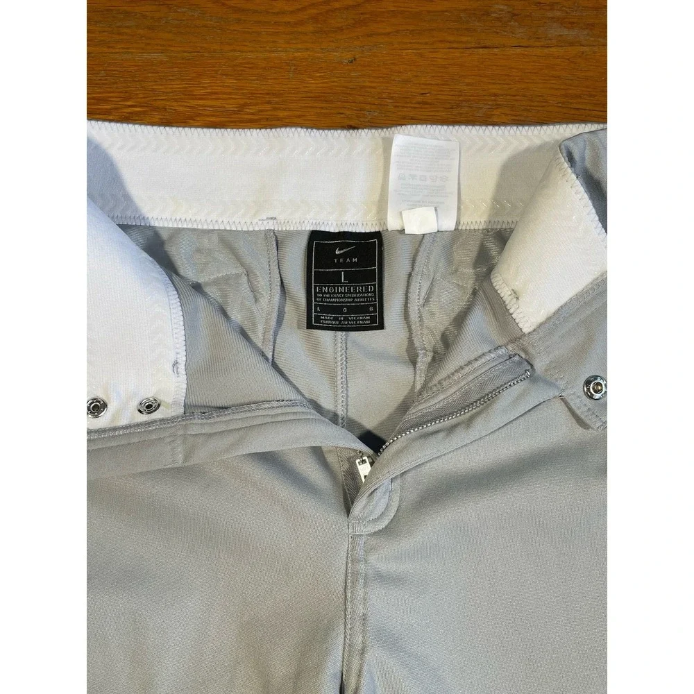 Nike Vapor Select Baseball Pants Men's Large Grey Knee Length BQ5400‎ -052